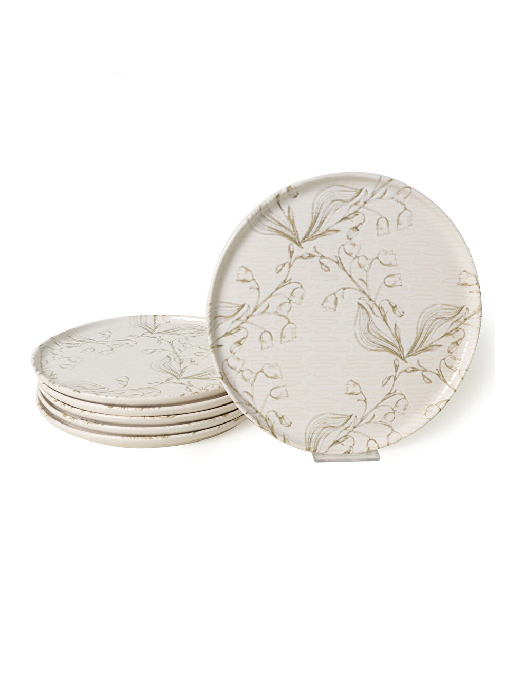 Karışık Soft Flora Nordic Servis Tabağı 28 Cm 6 Adet-3