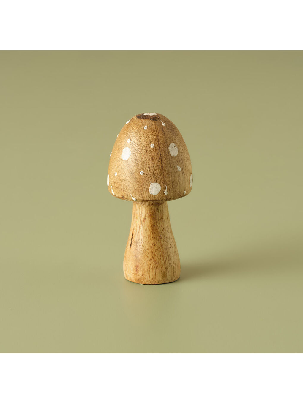 Mushroom Mango Ağacı Obje 2'li Kahverengi (7x10 cm)-2