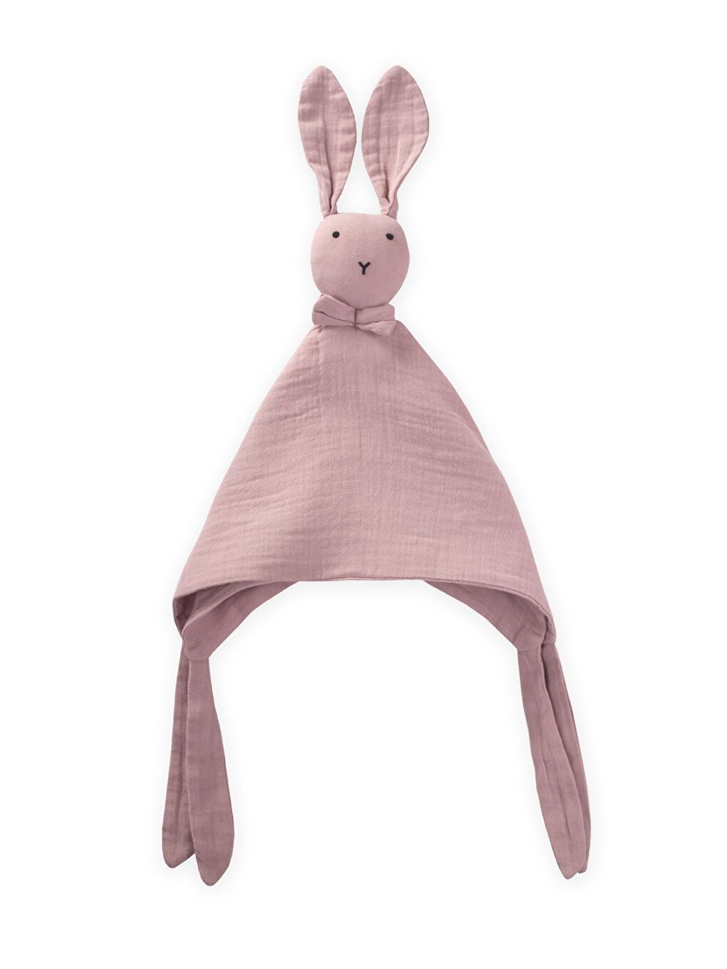 Tavşan Müslin Uyku Arkadaşı (Yıkanmıştır) 40X40 Cm Leylak