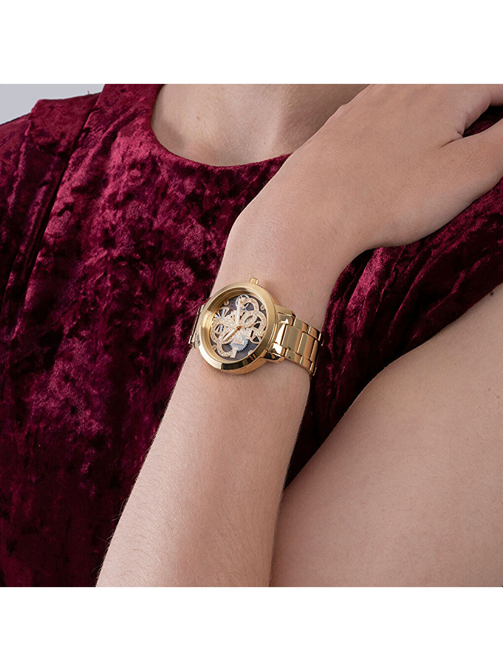 Sarı GUGW0300L2 Kadın Kol Saati-4