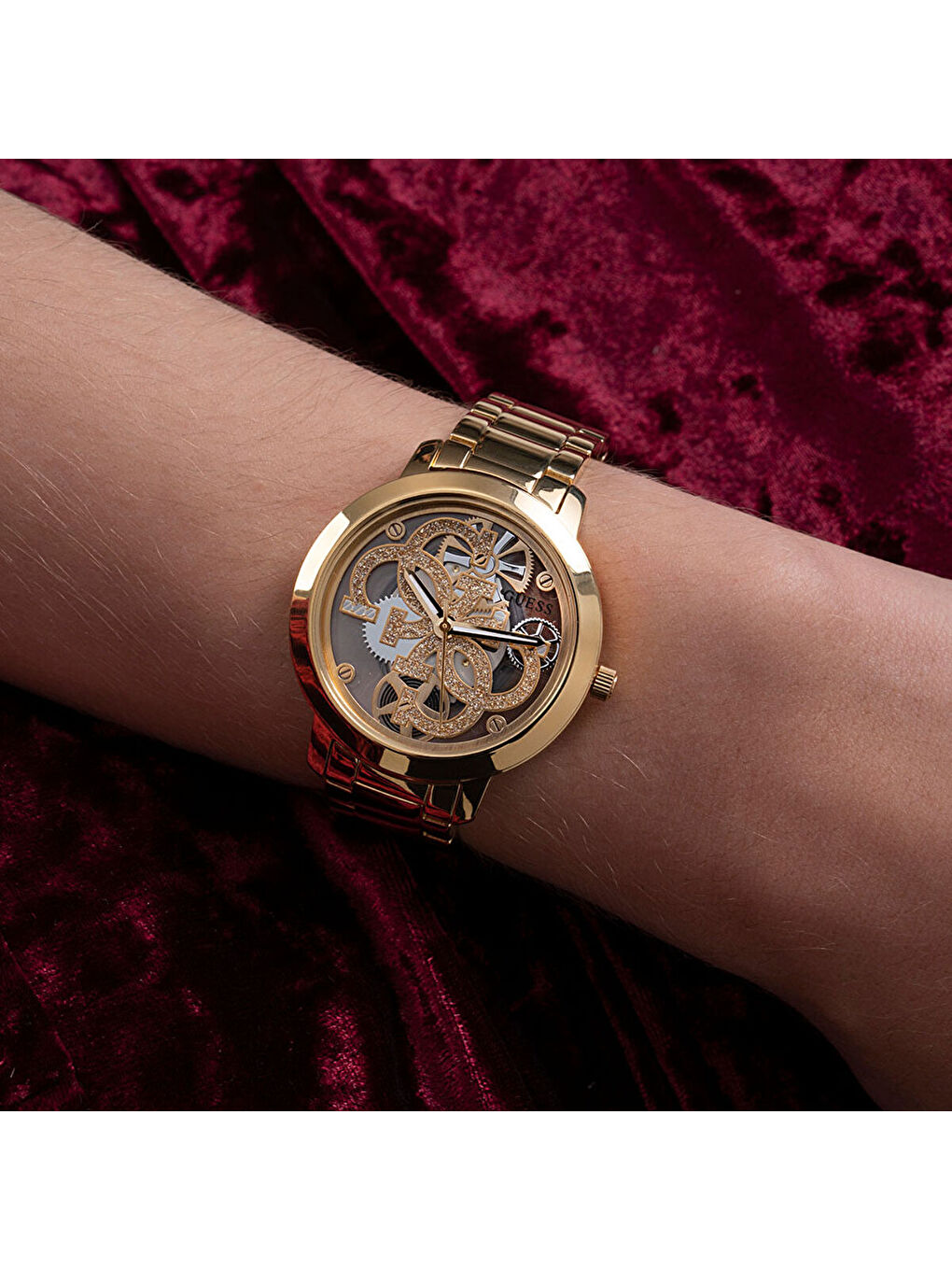 Sarı GUGW0300L2 Kadın Kol Saati-5