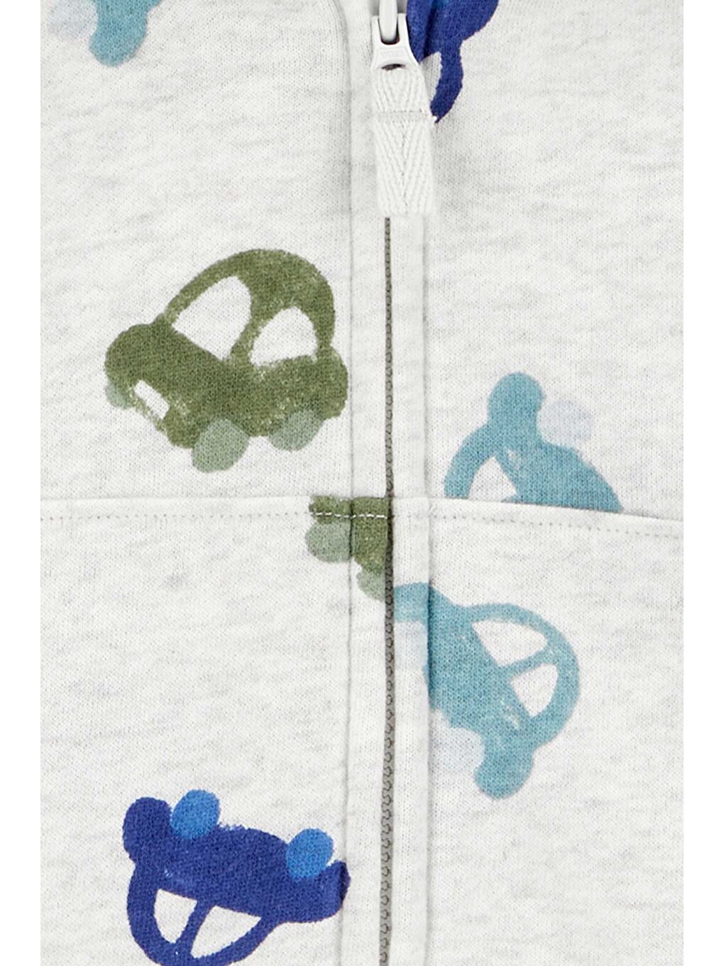 Carter's Gri Erkek Bebek  Fermuarlı Sweatshirt - 1