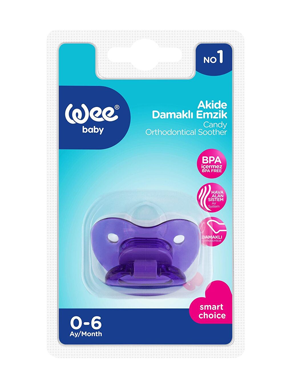 Akide Damaklı Emzik No:1 - MOR-1