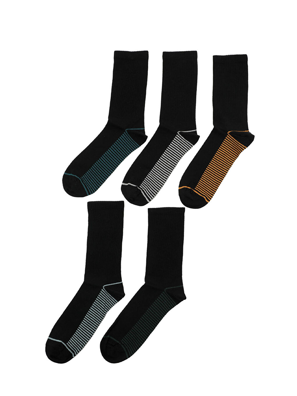 MIRROR 5LI SKT-M 4PR Siyah Erkek Soket Çorap