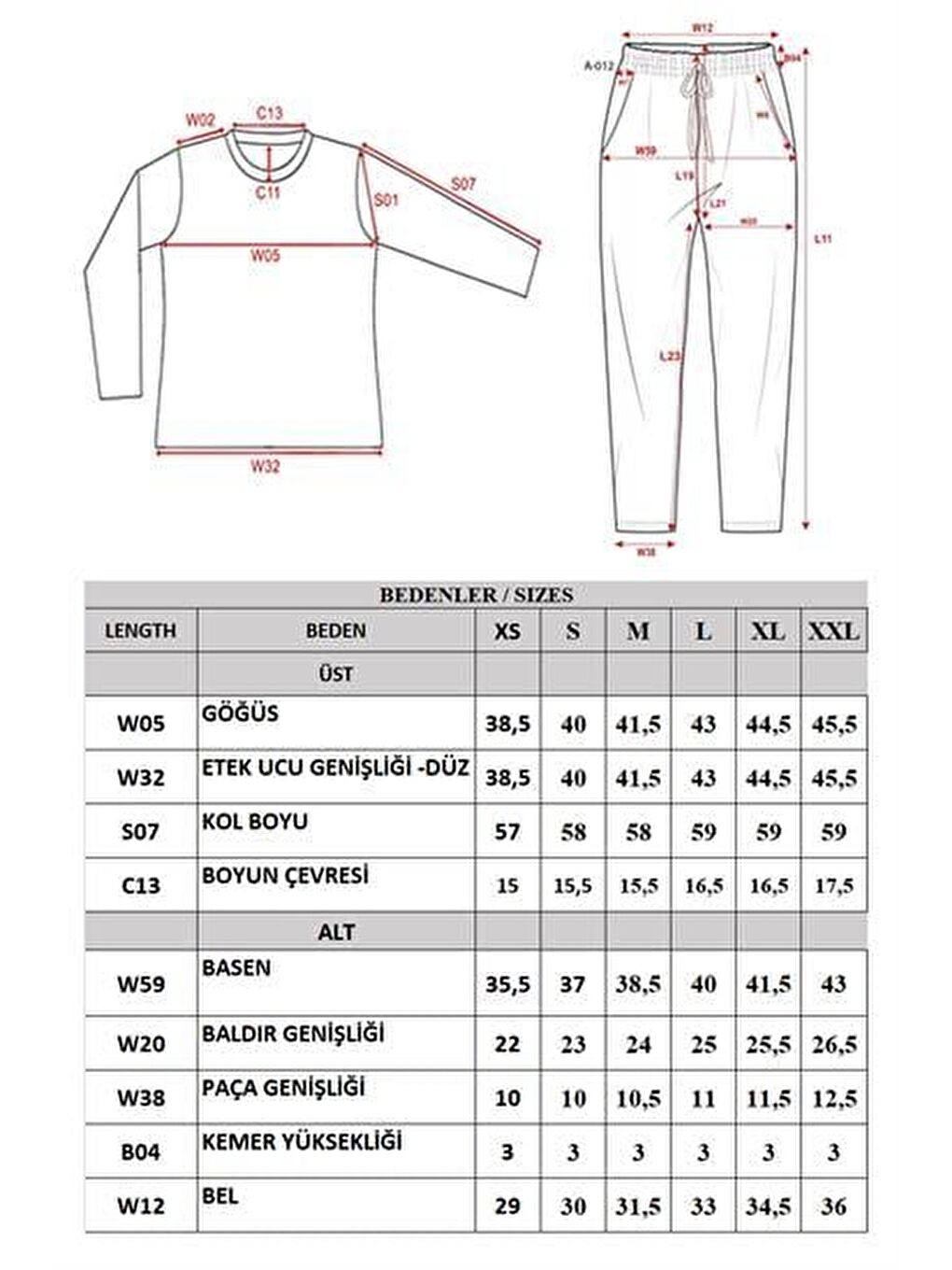 C&City Kadın Uzun Kol Yakalı Termal Takım 405154 Haki - 7