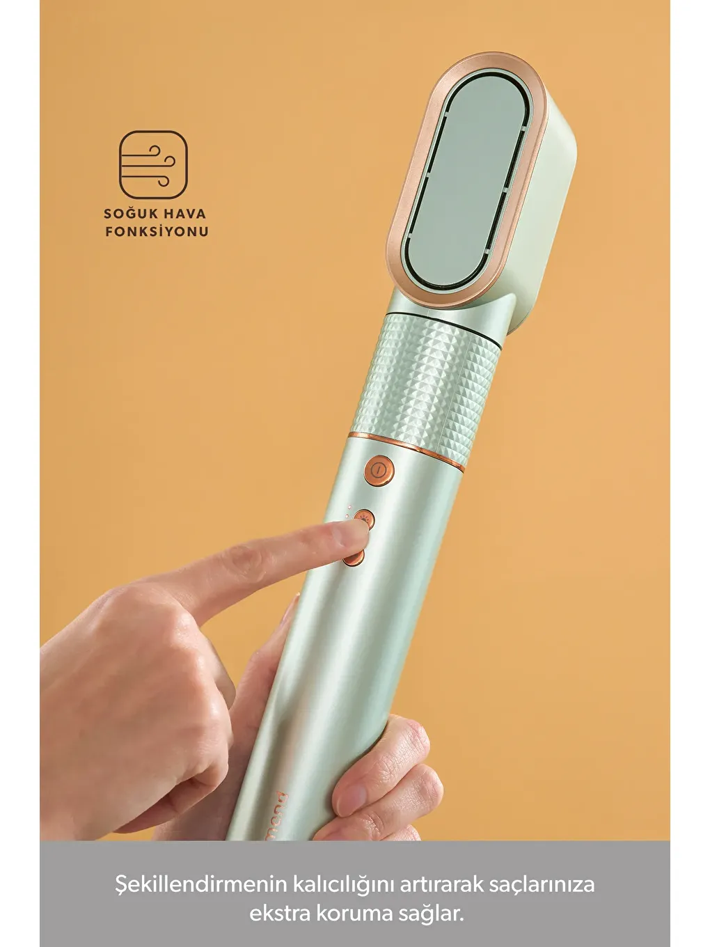 Hairmony 4606H Saç Kurutma ve Şekillendirme Seti Su Yeşili-2