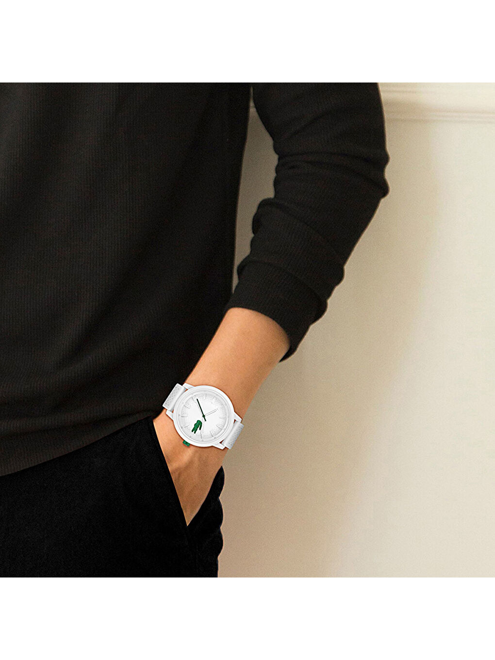 Beyaz LAC2011315 Erkek Kol Saati-3
