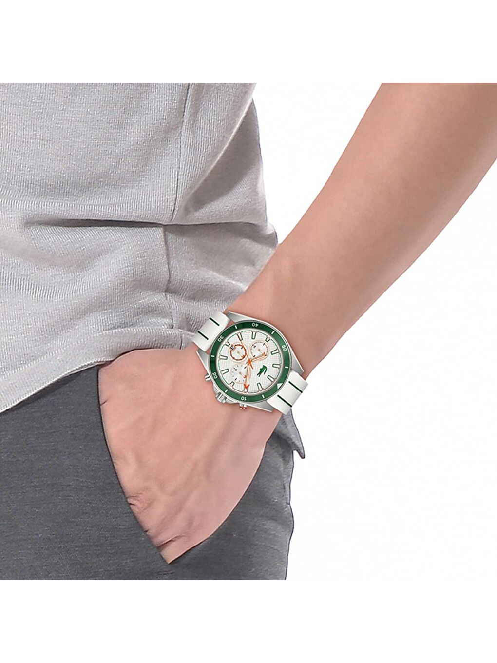 Beyaz LAC2011362 Erkek Kol Saati-4