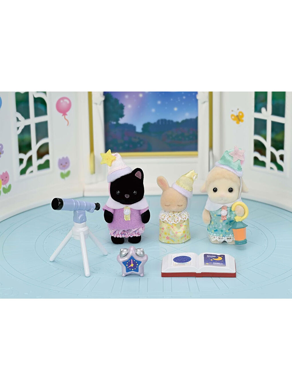 Sylvanian Families Renksiz Anaokulu Arkadaşları Pijama Partisi Üçlüsü 5750