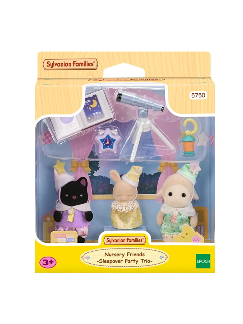 Sylvanian Families Renksiz Anaokulu Arkadaşları Pijama Partisi Üçlüsü 5750 - 3