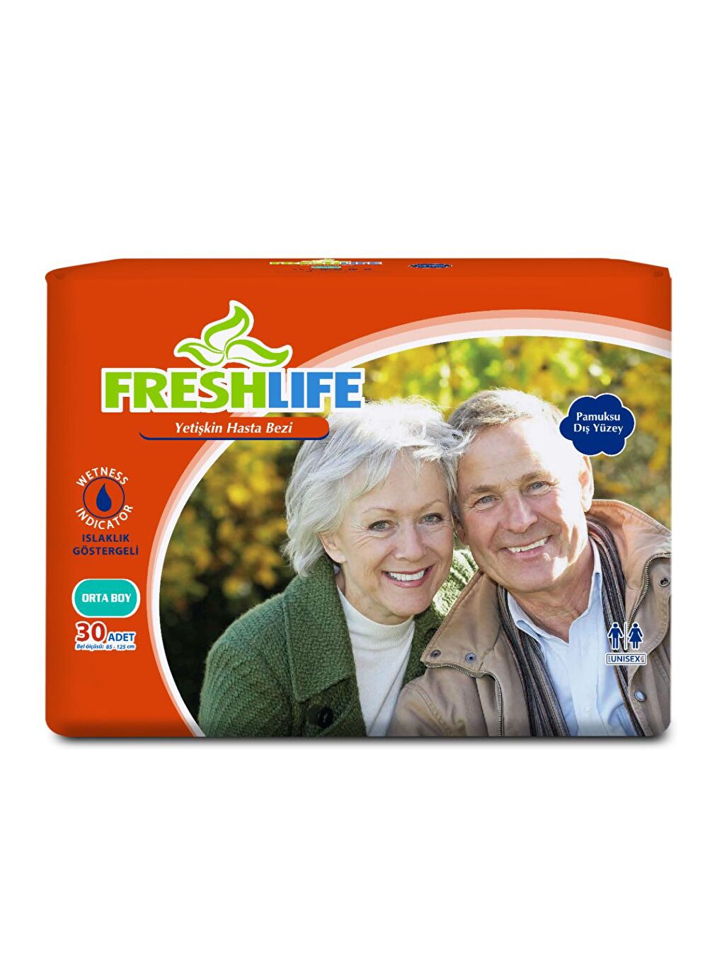 FRESHLIFE Renksiz Medium Yetişkin Hasta Bezi 30 Adet - 1