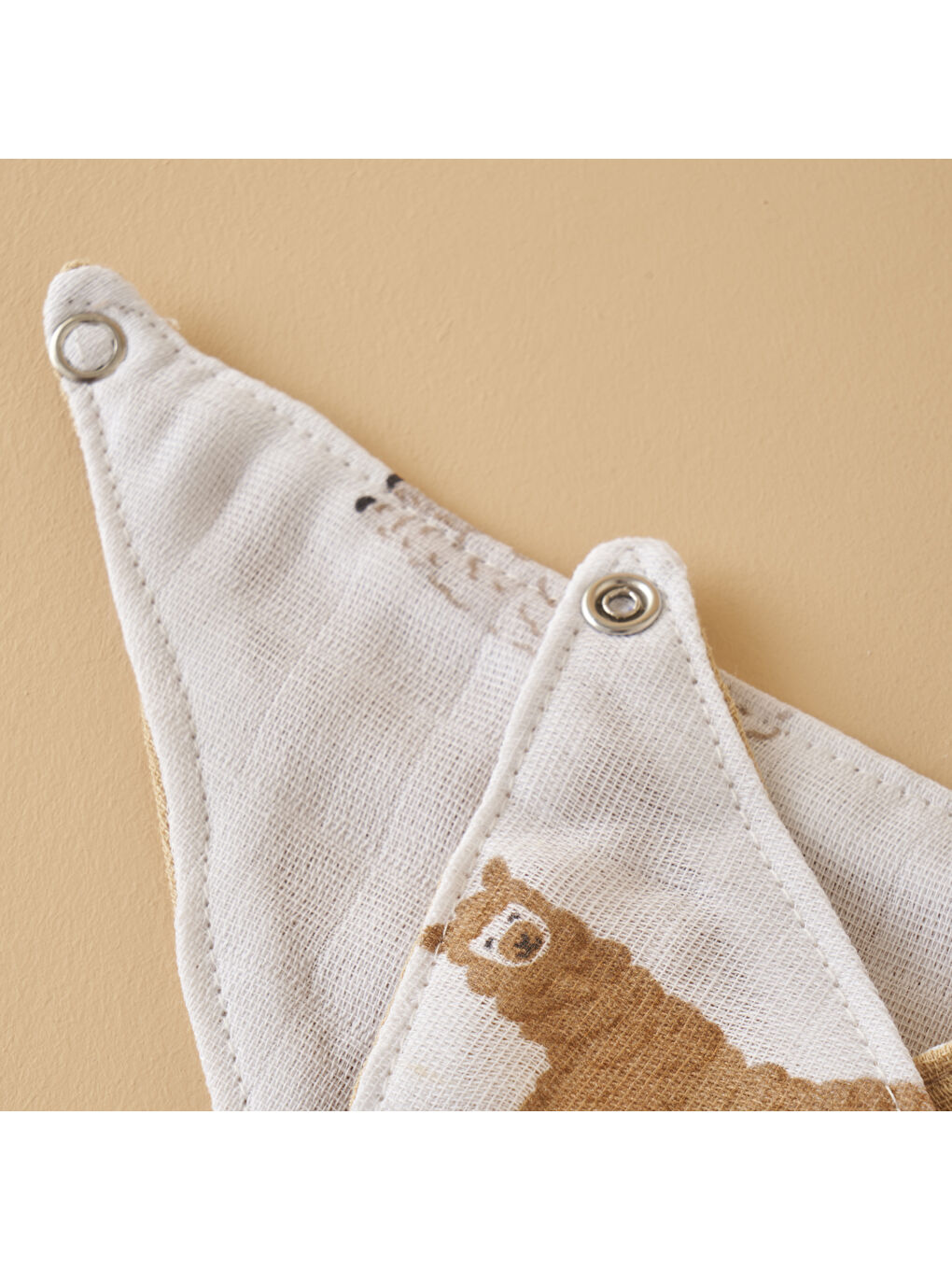 Alpaca Önlük Seti 2'li Bej (40x21 cm)-4