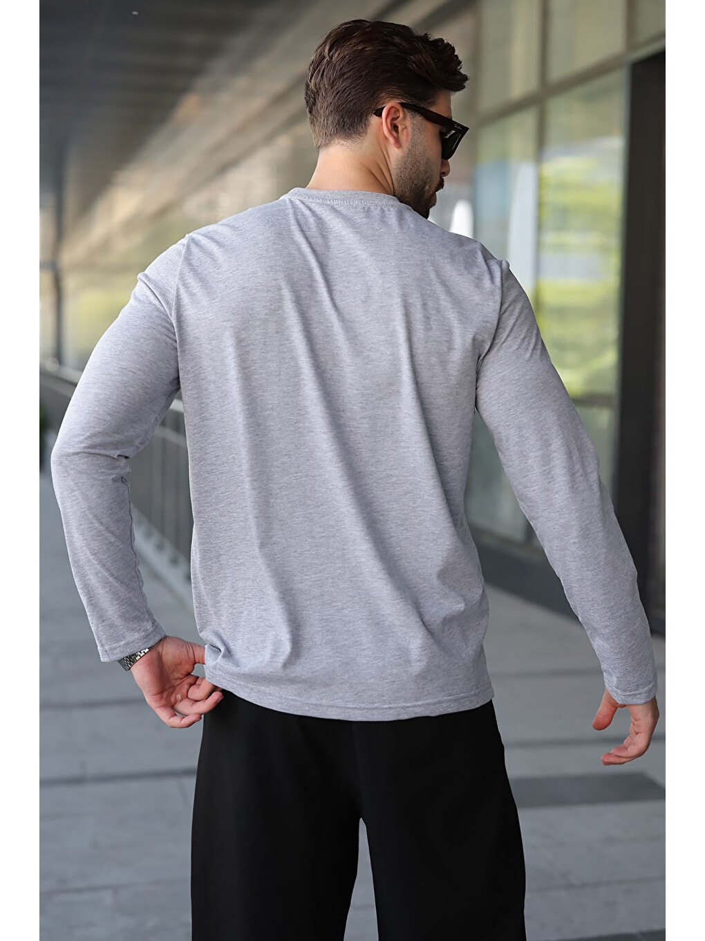 Grimelanj %100 Pamuklu Slim Fit Erkek Tişört E7187-1