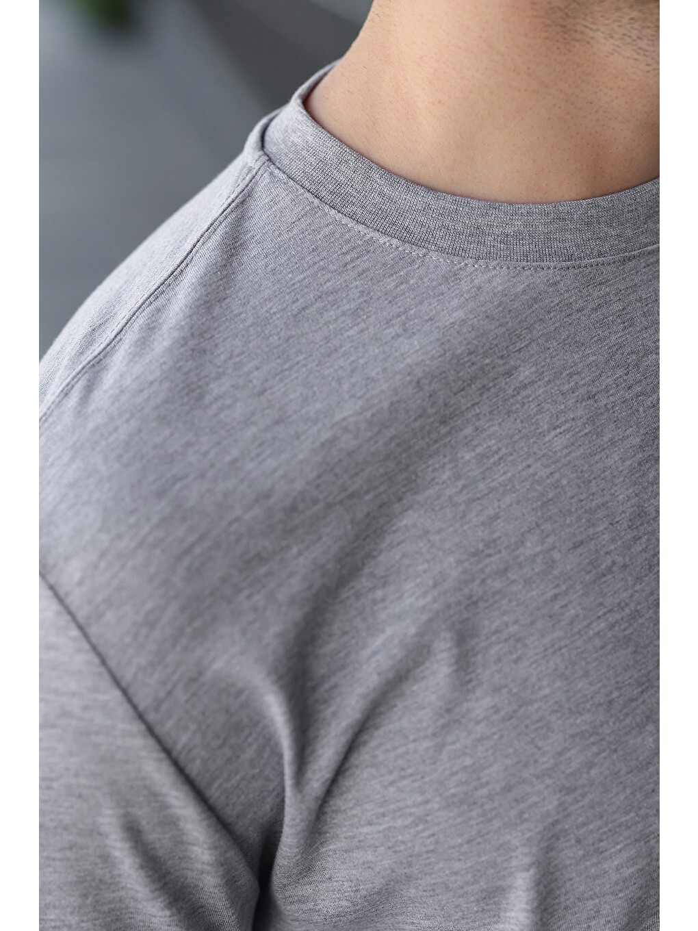 Grimelanj %100 Pamuklu Slim Fit Erkek Tişört E7187-2