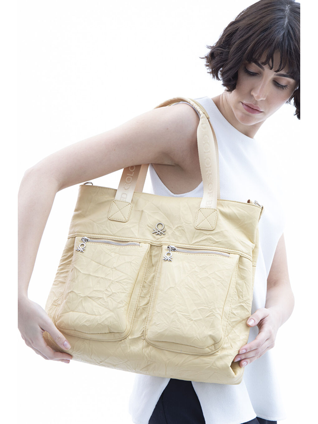 Sarı Kadin Kol Çantasi Sari BNT1472-1