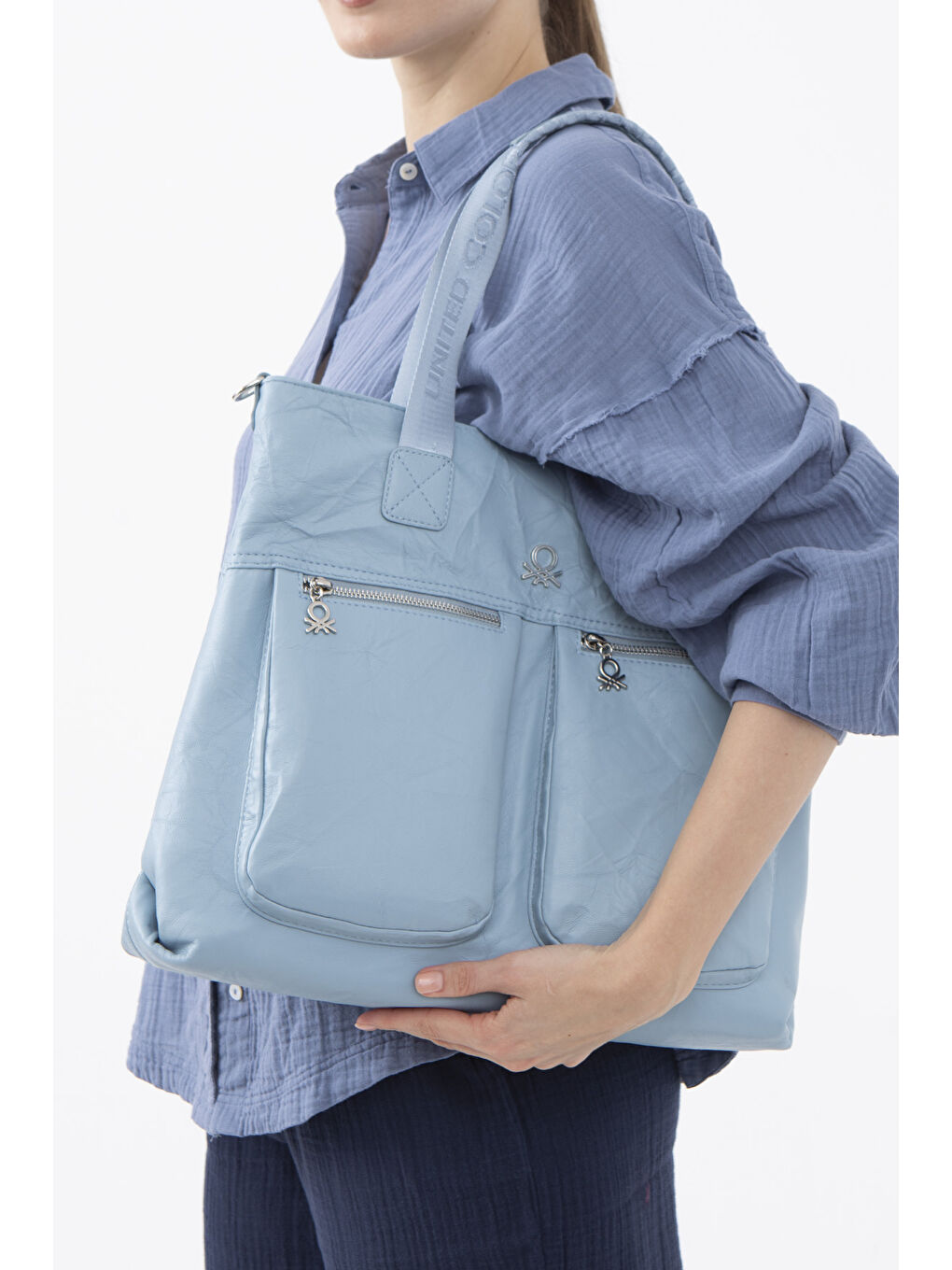 Kadin Kol Çantasi Mavi BNT1472