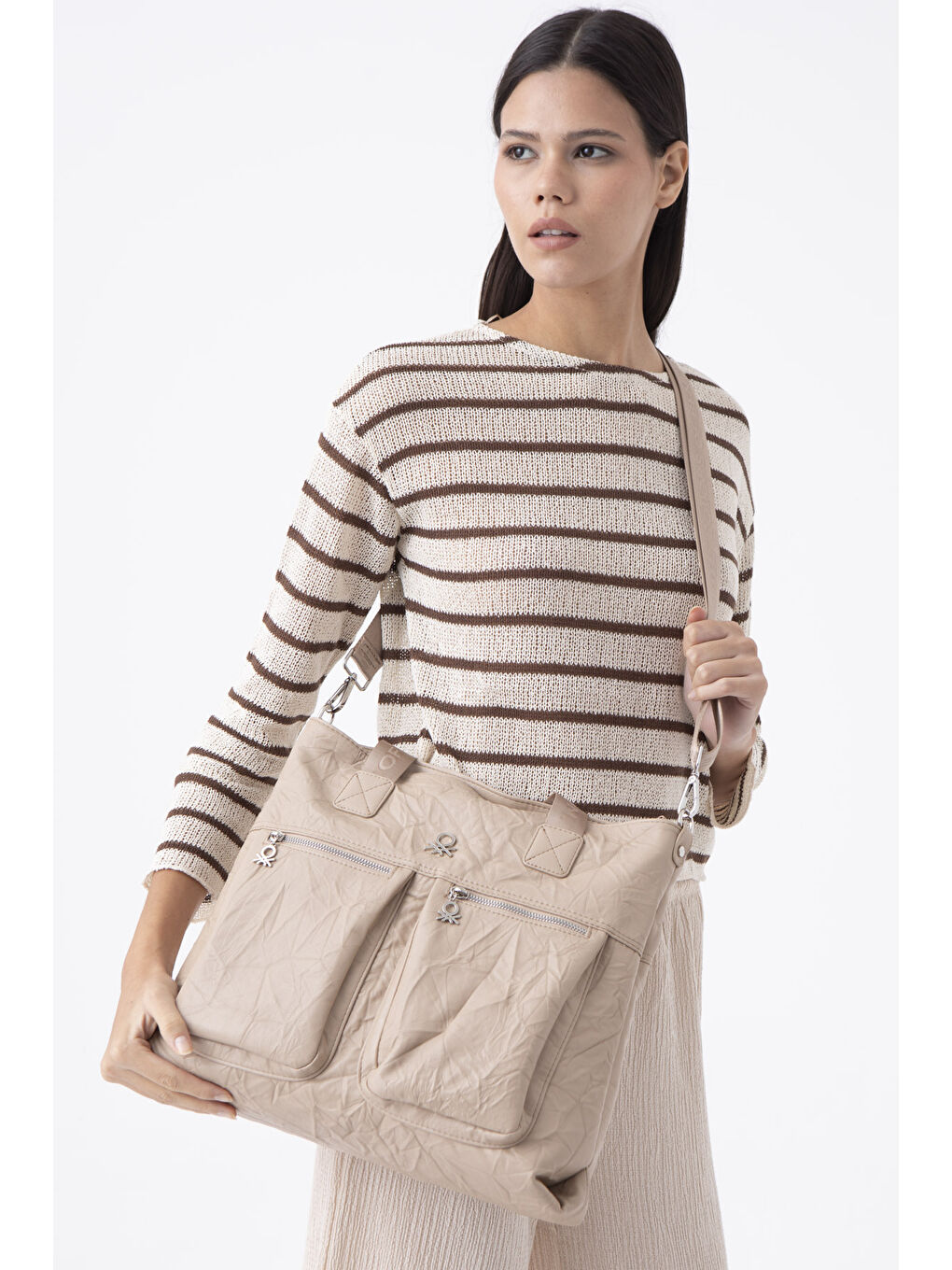 Bej Kadin Kol Çantasi Ten BNT1472-1