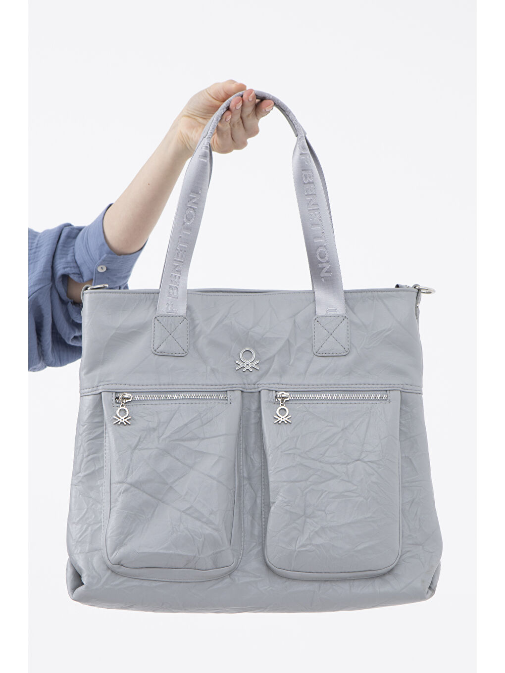 Gri Kadin Kol Çantasi A.gri̇ BNT1472-2