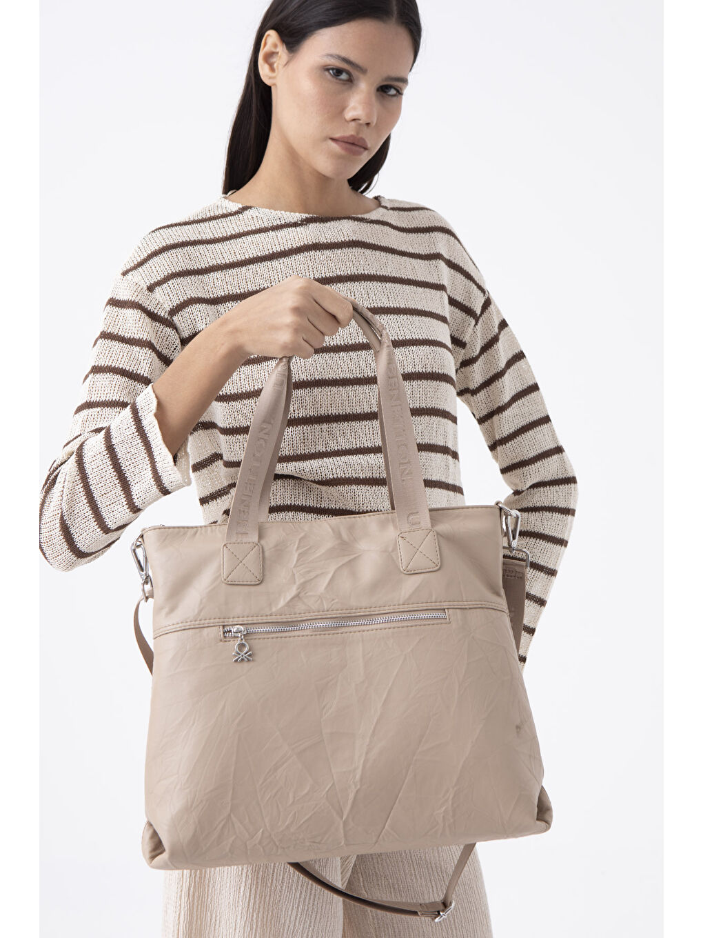 Bej Kadin Kol Çantasi Ten BNT1472-2