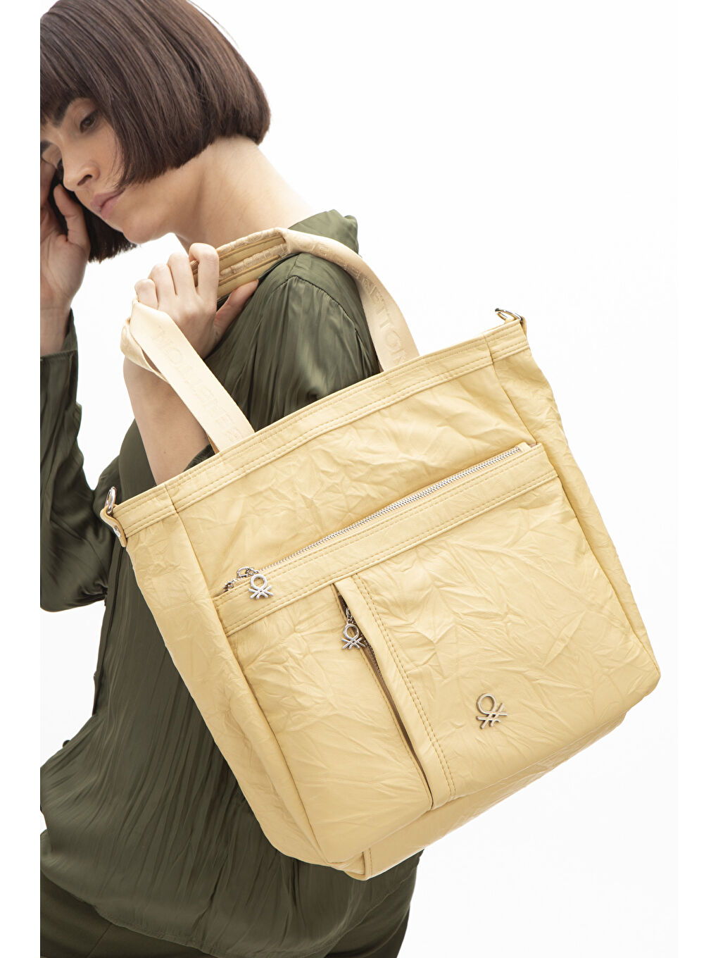 Sarı Kadin Kol Çantasi Sari BNT1473