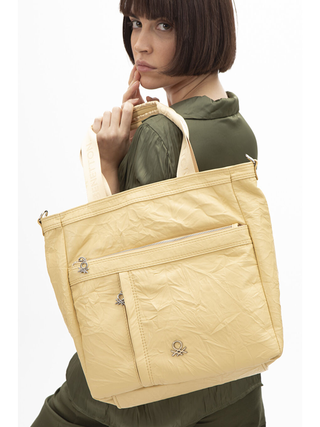 Sarı Kadin Kol Çantasi Sari BNT1473-1