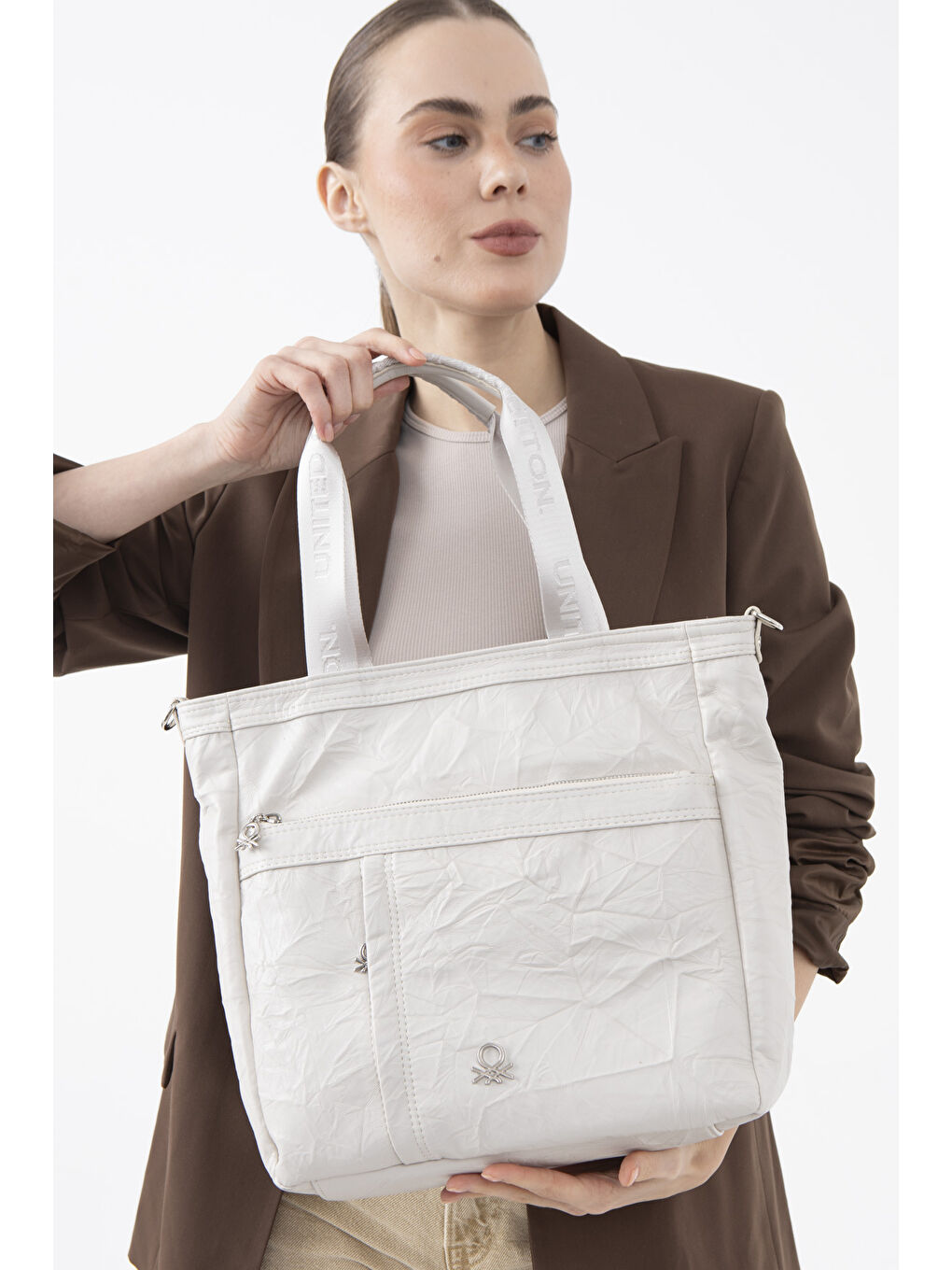 Kadin Kol Çantasi Bej BNT1473