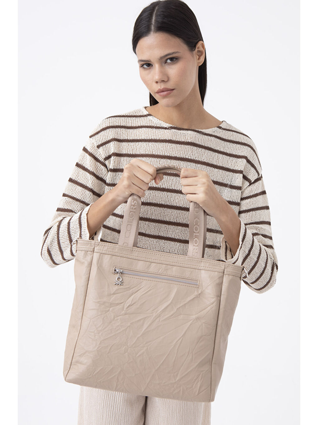 Bej Kadin Kol Çantasi Ten BNT1473-3