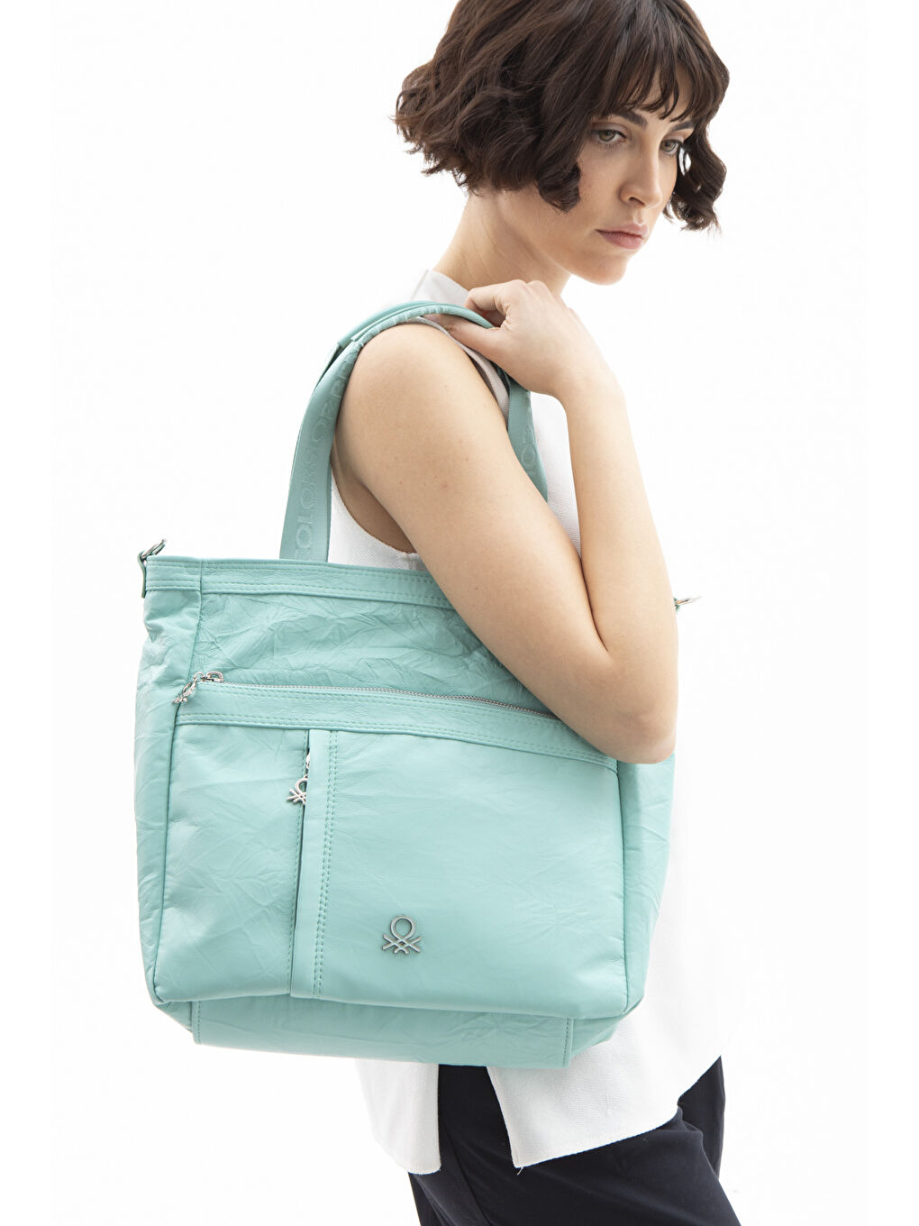 Yeşil Kadin Kol Çantasi Yeşi̇l BNT1473-1