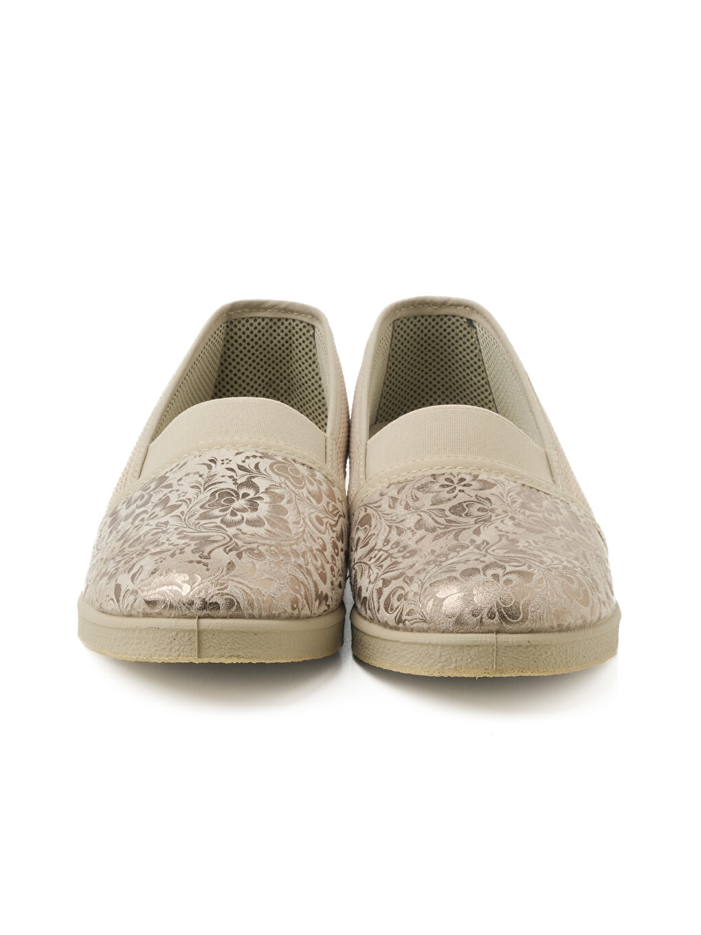 Bej Kadın Klasik Ayakkabı 984 STRETCH WOMEN'S FOOTWEAR Beige-1