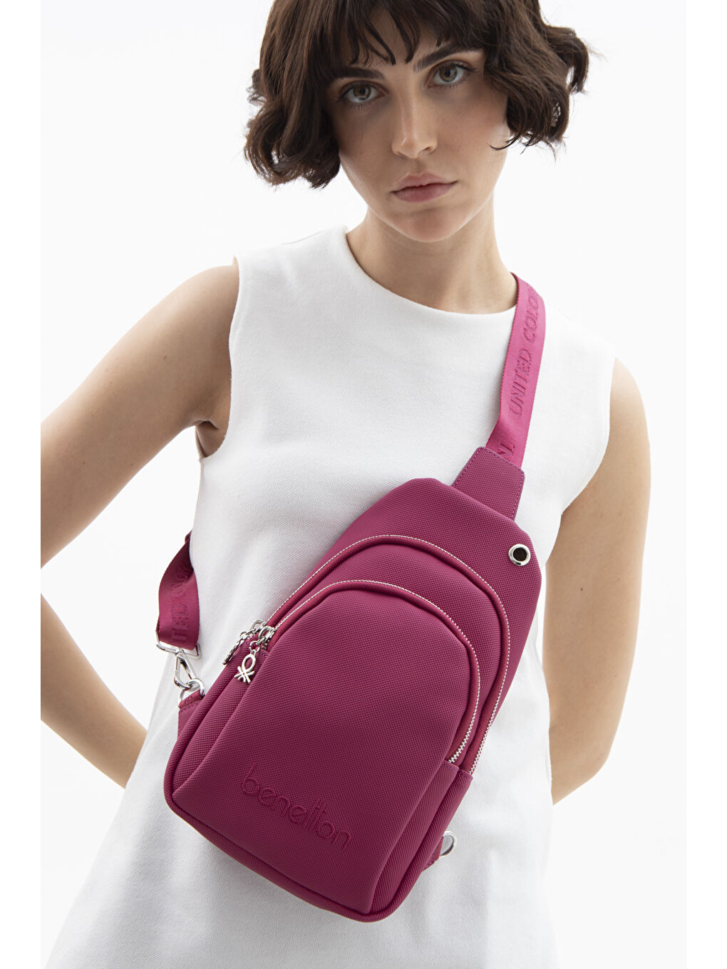United Colors Of Benetton Kadin Çapraz Çanta Mürdüm BNT1543