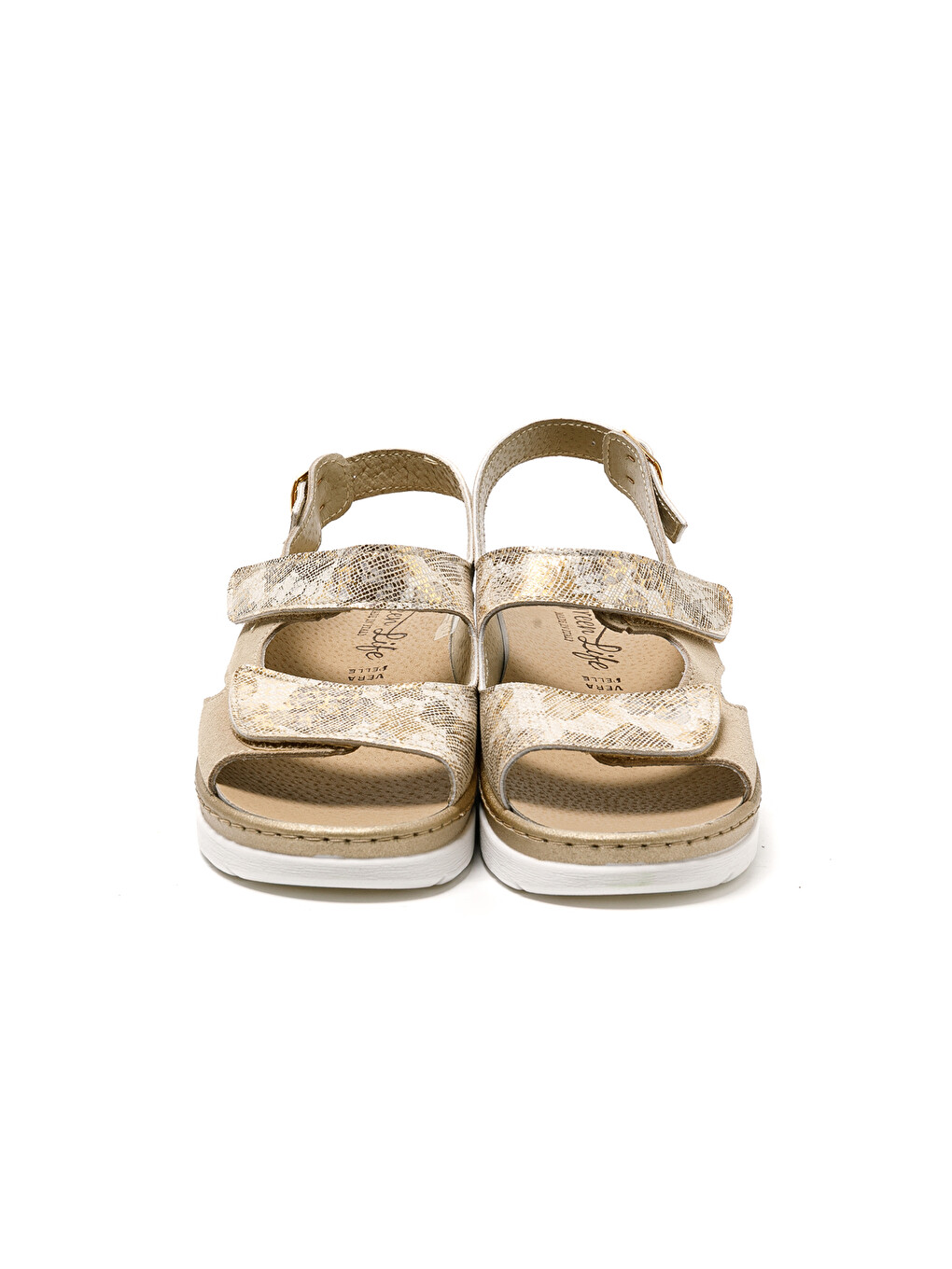 Bej Kadın Sandalet 5686 STRETCH WOMEN'S FOOTWEAR-3