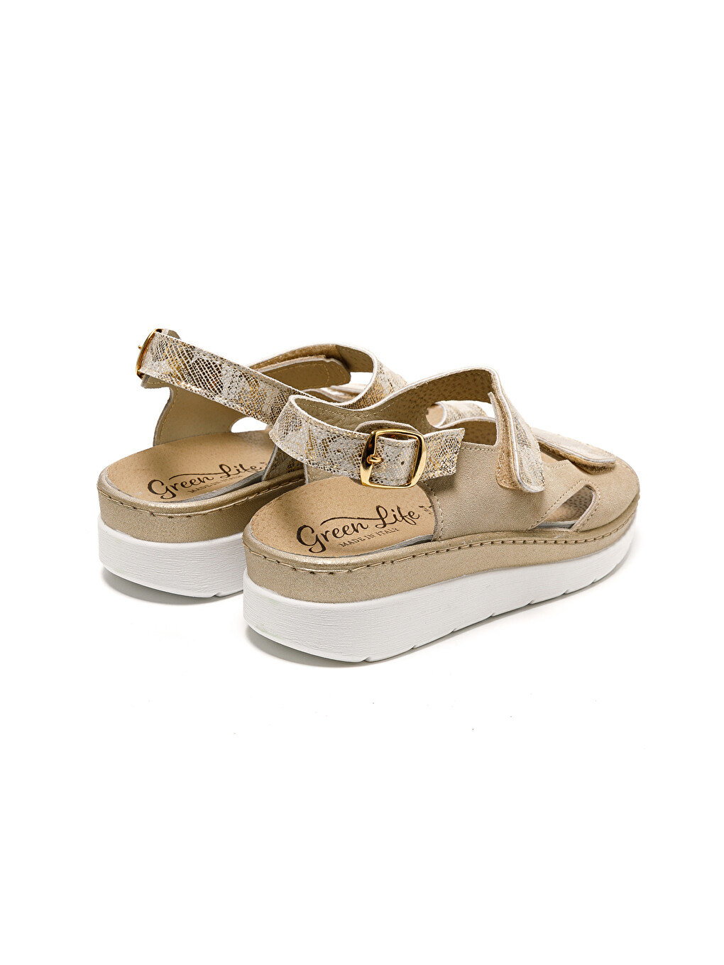 Bej Kadın Sandalet 5686 STRETCH WOMEN'S FOOTWEAR-4