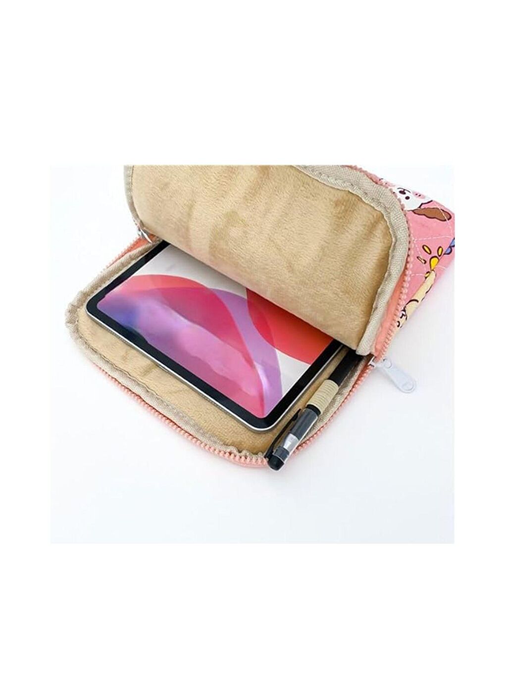 Ecrou Pembe Şanslı Ayı Laptop Kılıfı 40X29cm Pembe - 1