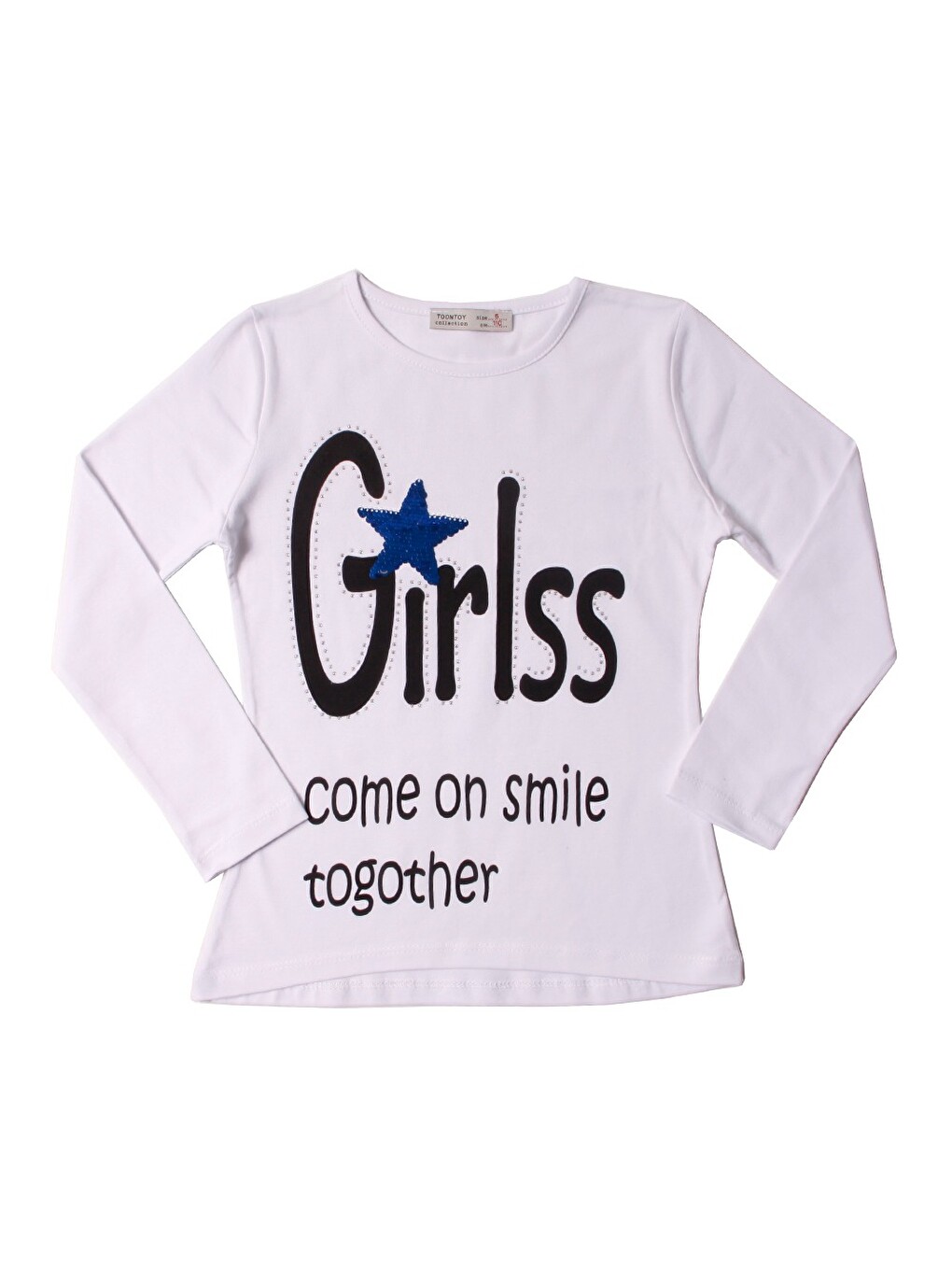 Beyaz Kız Çocuk Sweatshirt