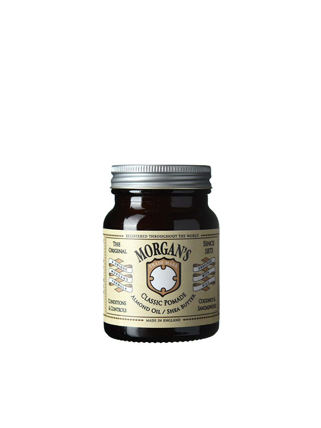 Morgan's Pomade Renksiz Classic Pomade Almond Oil Shea Butter Cream Label 100 g