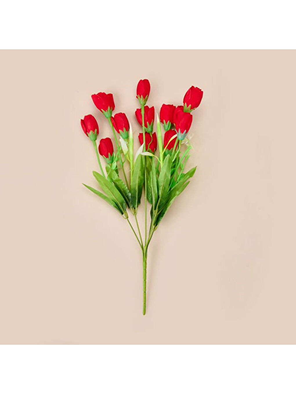 Manolya Yapay Çiçek - Kırmızı - 38 cm-1