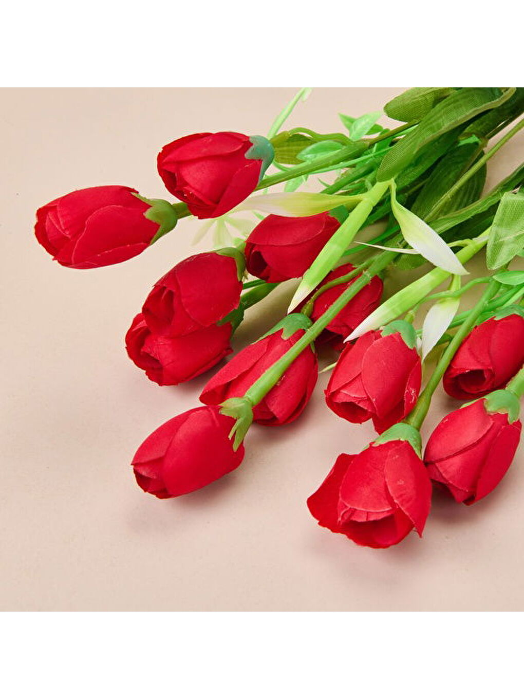 Manolya Yapay Çiçek - Kırmızı - 38 cm-2