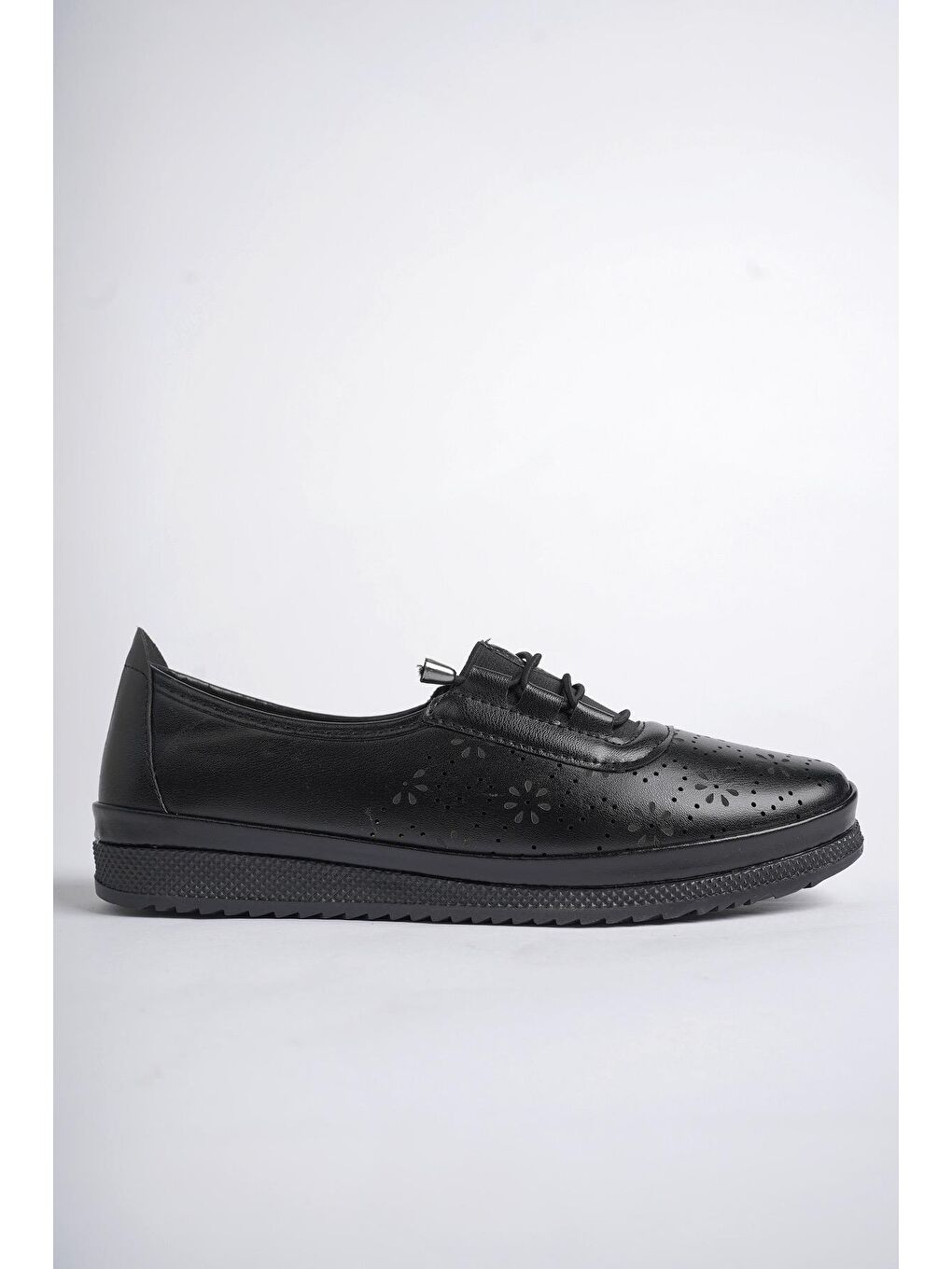 Siyah Jasen Günlük Klasik Rahat Ortopedik Kadın Ayakkabı-3