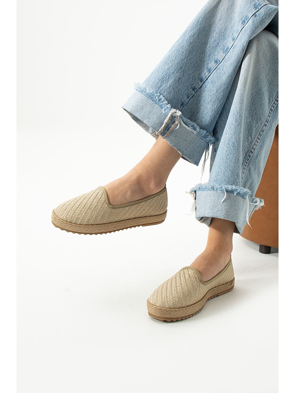 Bej Veronica Kadın Espadril- Babet-1