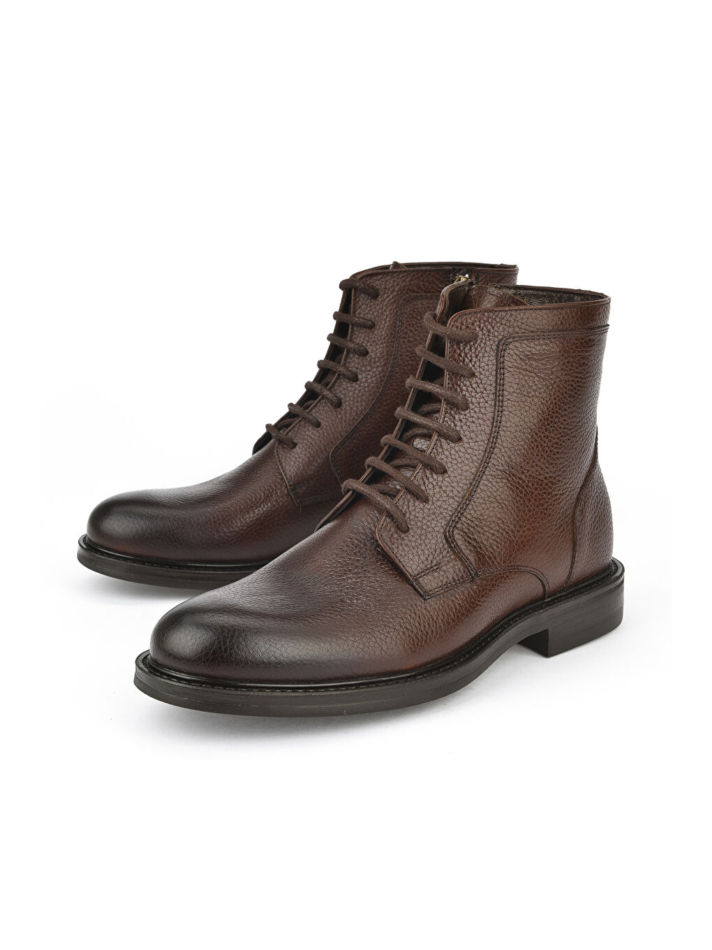 Kahverengi Erkek Hakiki Deri Bot 143986Z4128 Taba