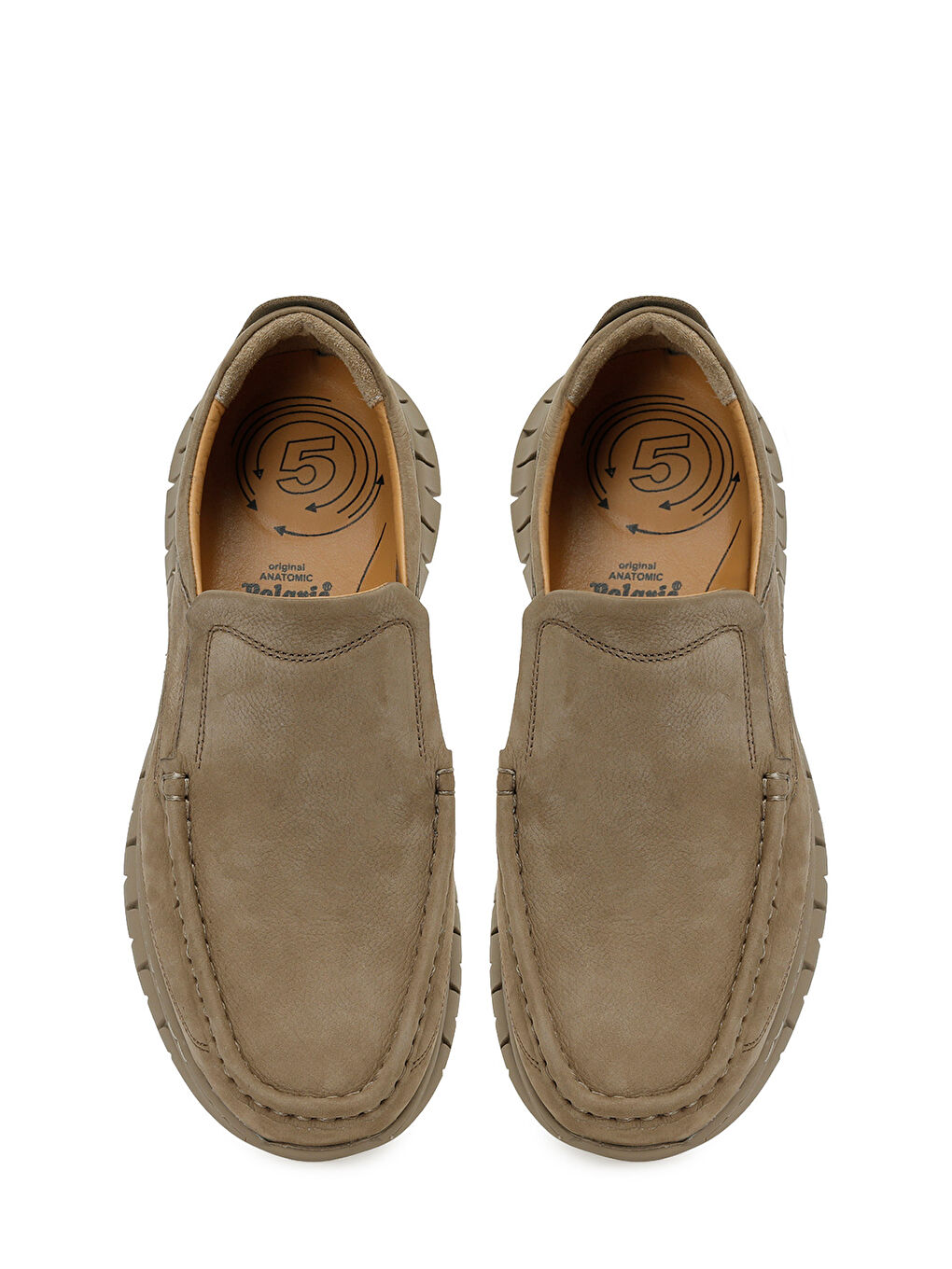 Bej 109029N.M 5PR Kum Erkek Rahat Ayakkabı-3