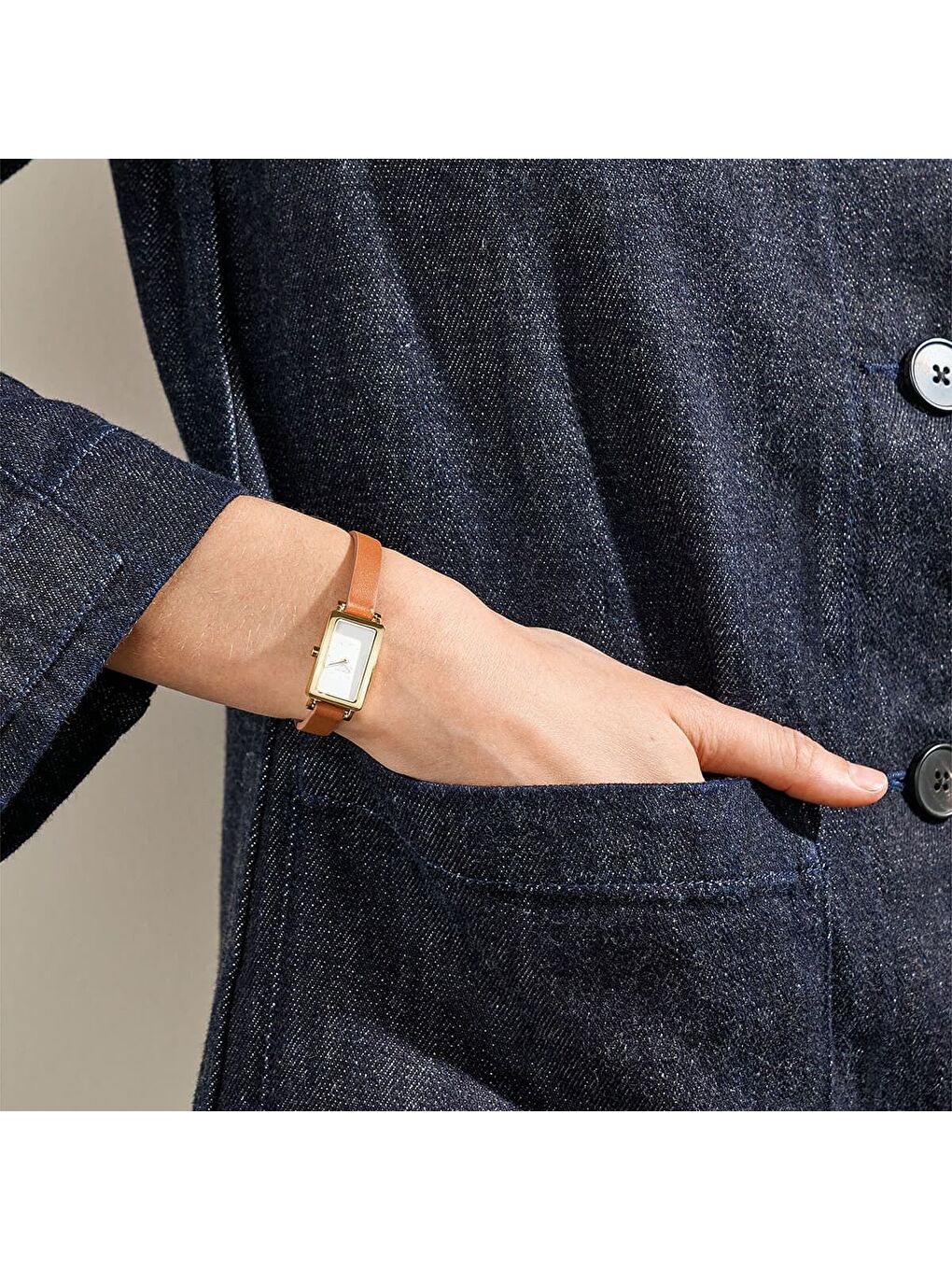 Kahverengi SKW3149 Kadın Kol Saati-3