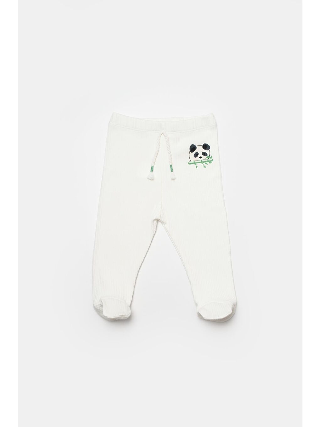 Ekru Organik Patikli Erkek Bebek Pantolon 2'li CSYB9058-2