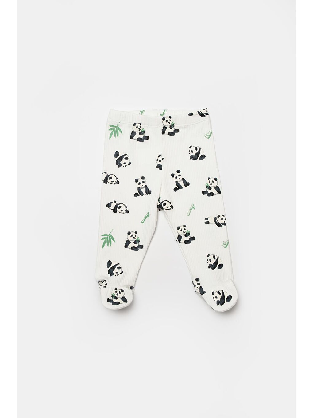 Ekru Organik Patikli Erkek Bebek Pantolon 2'li CSYB9058-4