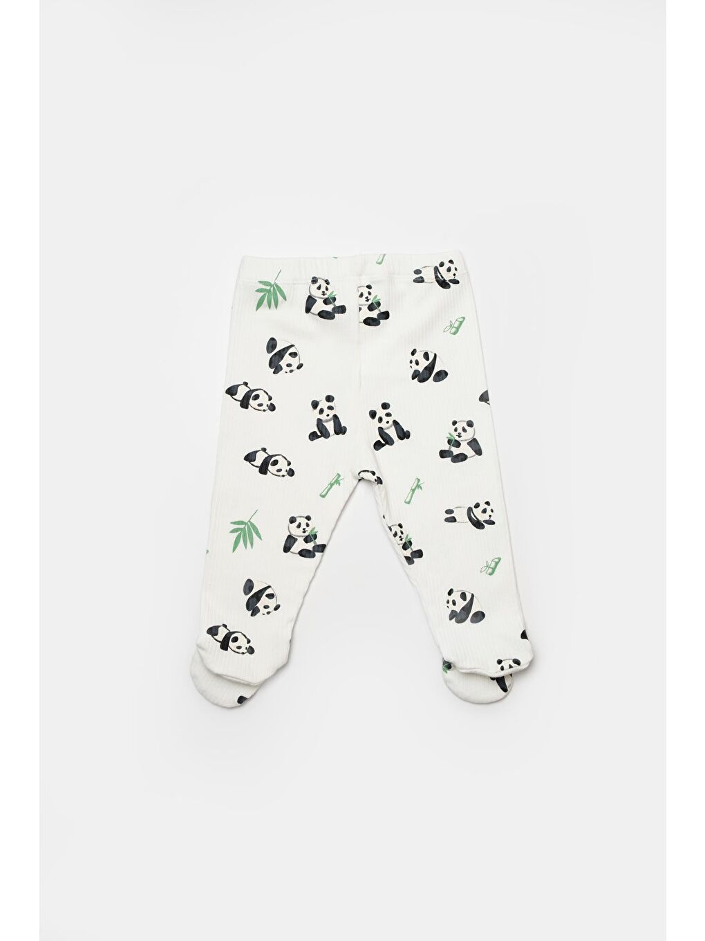 Ekru Organik Patikli Erkek Bebek Pantolon 2'li CSYB9058-5