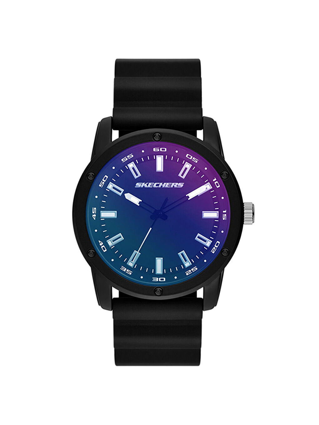 Siyah SR9083 Erkek Kol Saati ve Bileklik Seti-1