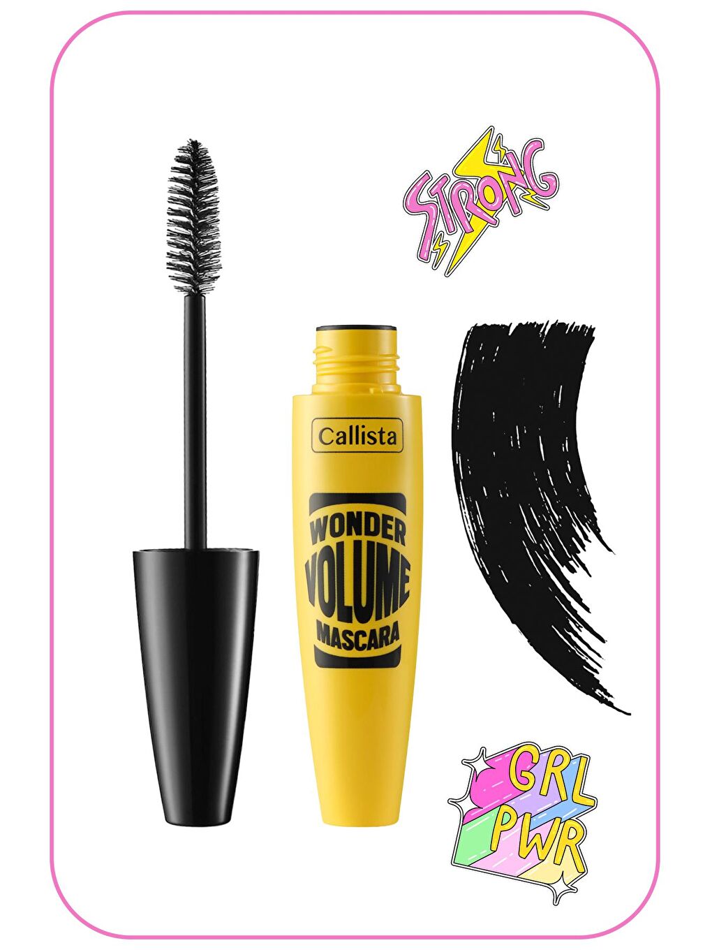 Callista Siyah Wonder Volume Mascara Hacim ve Kıvırma Etkili Maskara Siyah - 2