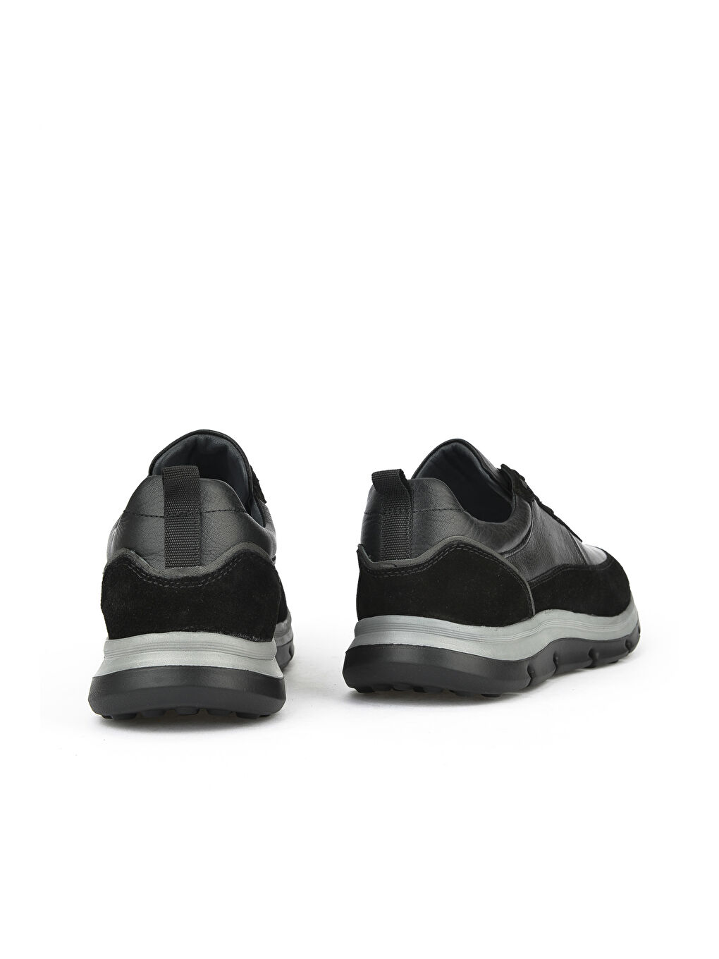 Erkek Hakiki Deri Sneaker 143983ZF90 Siyah-2