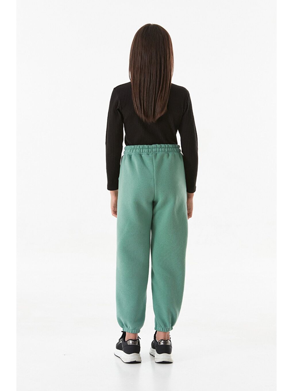 Turkuaz 3 İplik Fast Yazı Baskılı Jogger Unisex Çocuk Eşofman Altı-4