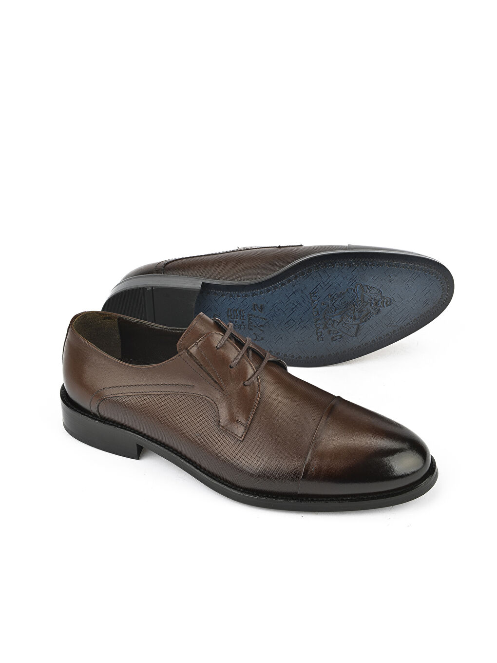 Kahverengi Erkek Hakiki Deri Klasik Ayakkabı 1511027Z029 Kahve-3